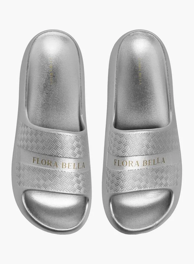 Flora Bella By Shoexpress Flora Bella Women Logo Print Slides