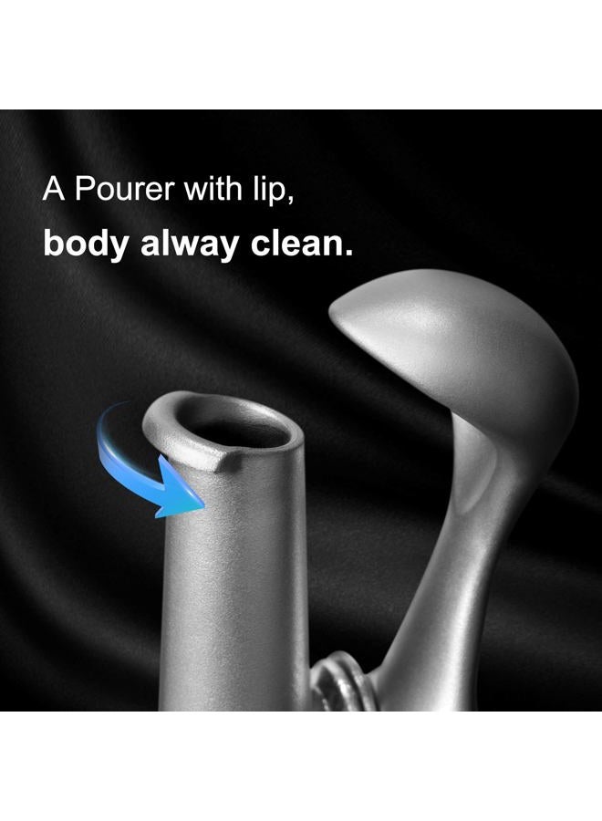 SealPour 2 Pcs Liquor Pour Spouts, Bottle Wine Pourers, Wine Dispenser Pourers, Suitable for Liquid, Beverage, Vinegar, Wine for Home Kitchen and Bar Accessories - Image 3