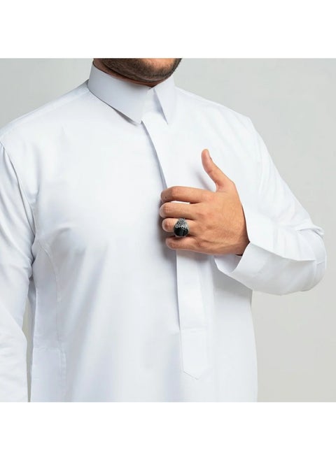 Thawb With Hidden Zipper