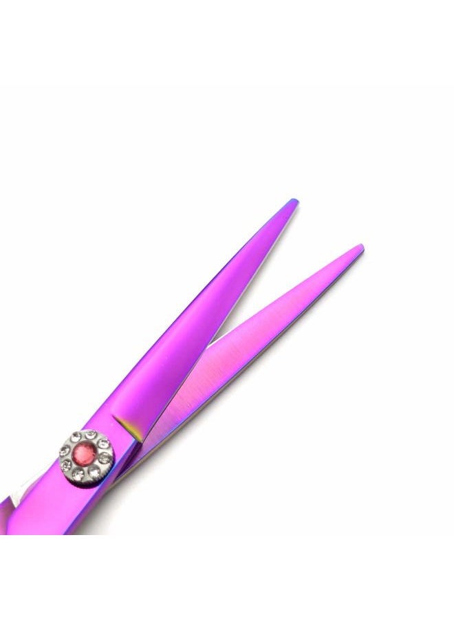 Smithking Professional Hair Cutting Scissors Set with Razor Comb Case,Hair cutting shears Hair Thinning shears with rose handle (6.0 inches) - Image 5