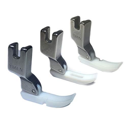 LNKA High Shank Teflon Narrow Zipper Foot Set - Center,Left & Right Industrial Sewing Presser Foot - Image 1