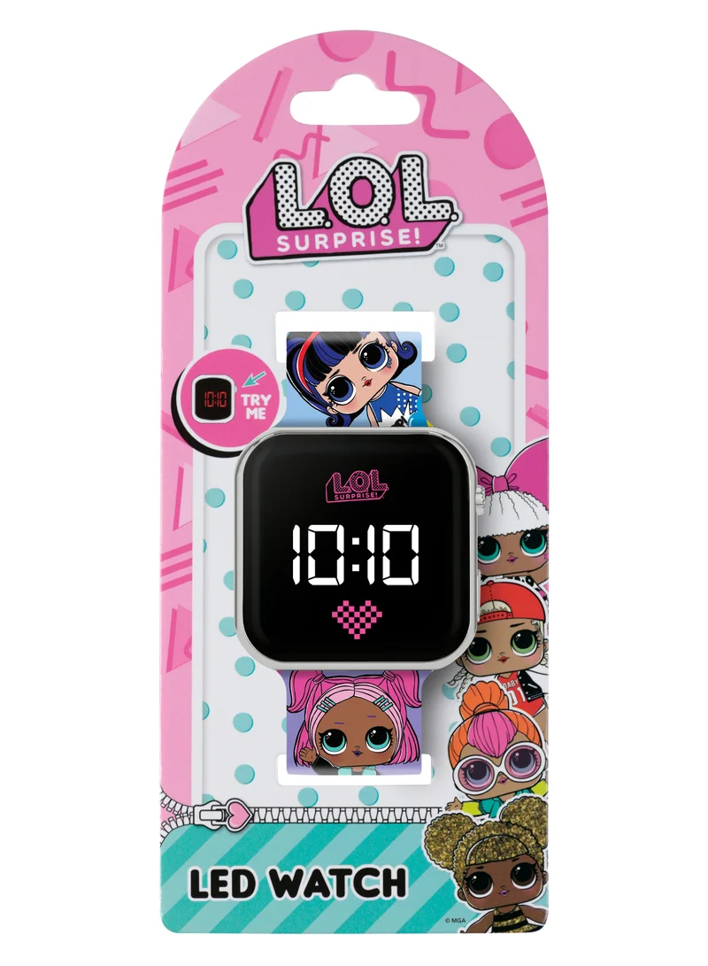 L.O.L. SURPRISE! LOL Surprise Printed LED Girls Watch - LOL4823