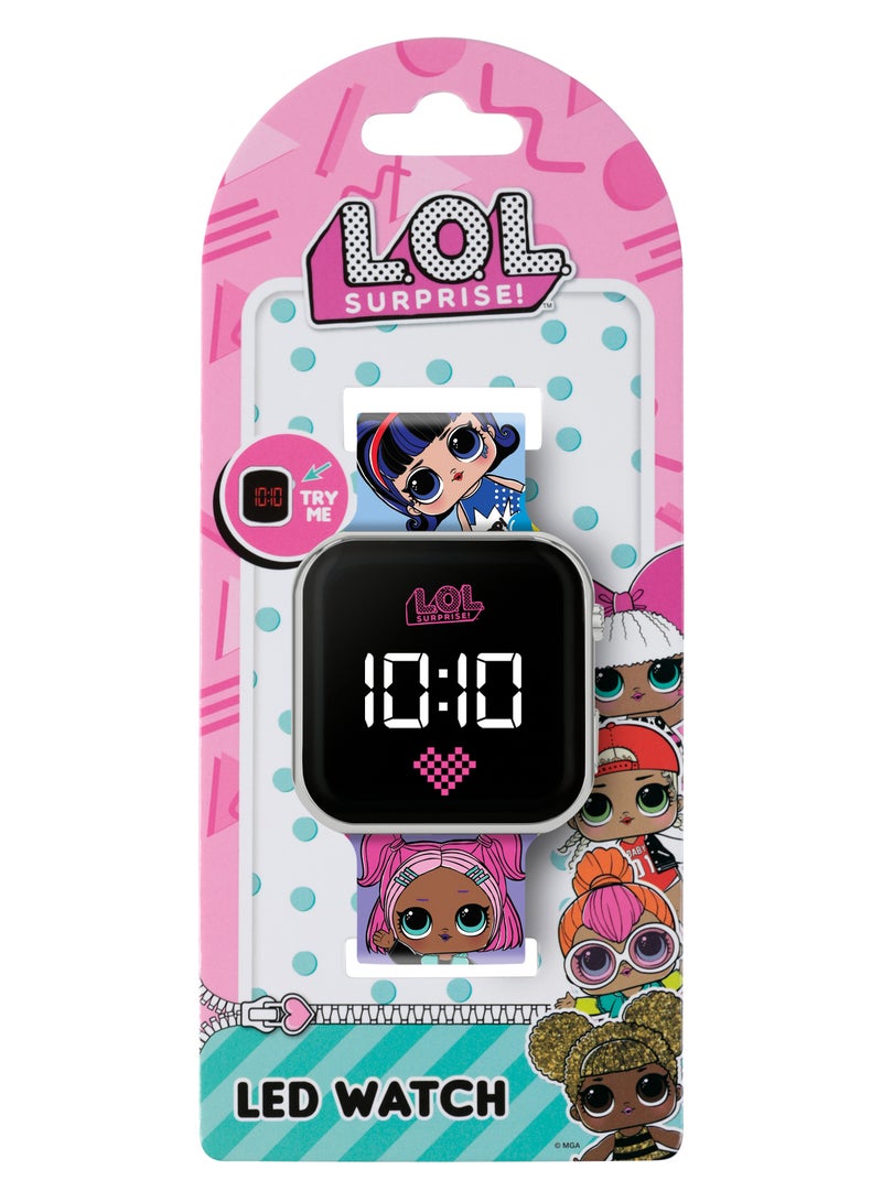 L.O.L. SURPRISE! LOL Surprise Printed LED Girls Watch - LOL4823  - Image 3