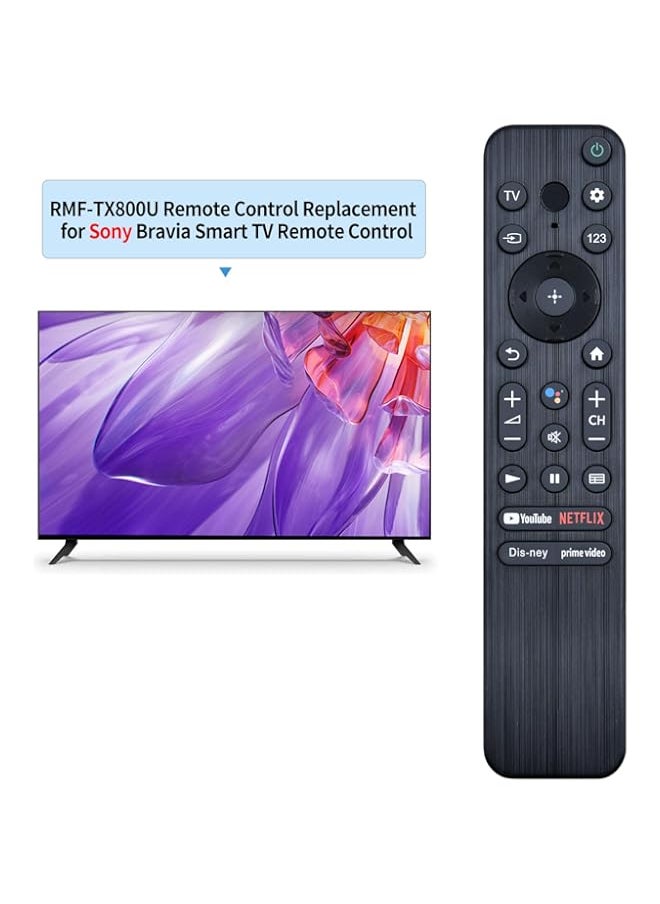 Generic - RMF TX800U Replace Voice Search Remote Control fit for Sony A80K X80K X95K X90K X85K 4K HDR LED Smart TV (2022) KD 50X85K KD 75X85K KD 85X85K XR 65X90K KD 50X80K KD 55X80K XR 65A80K XR 55X90K - Image 1