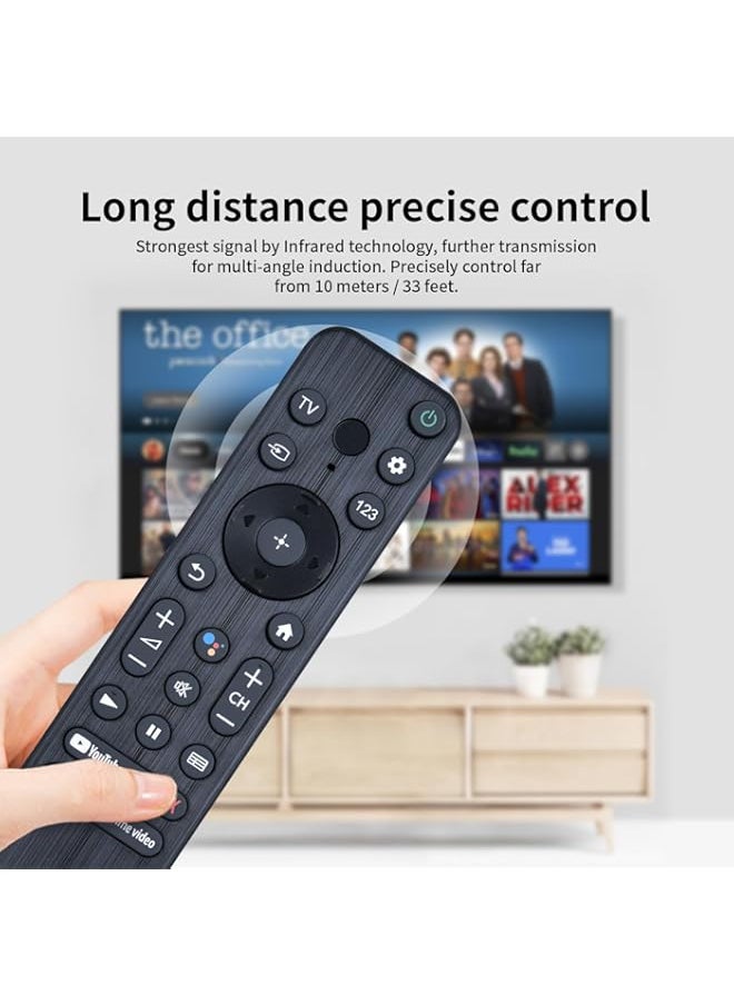 Generic - RMF TX800U Replace Voice Search Remote Control fit for Sony A80K X80K X95K X90K X85K 4K HDR LED Smart TV (2022) KD 50X85K KD 75X85K KD 85X85K XR 65X90K KD 50X80K KD 55X80K XR 65A80K XR 55X90K - Image 1