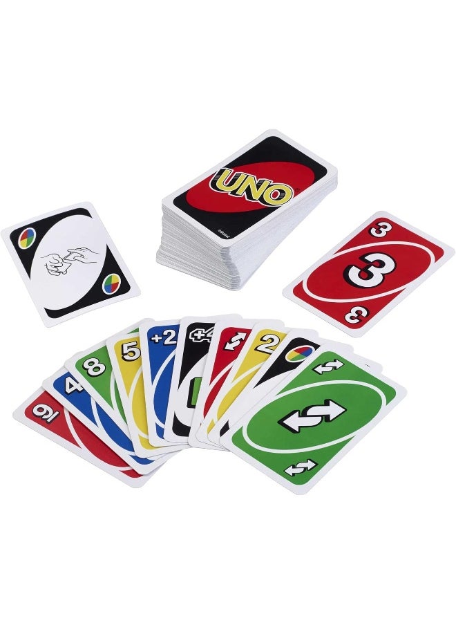 Mattel Games - CN UNO Famous Playing Cards Game - Image 1