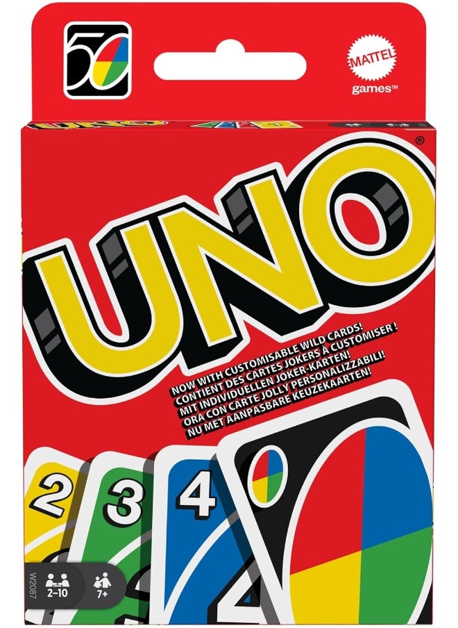 Mattel Games - CN UNO Famous Playing Cards Game - Image 1