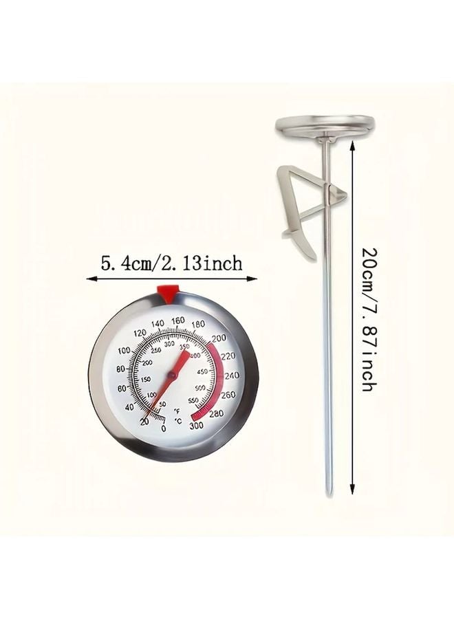 Cornet Non Slip Clip Thermometer 0 300C Analog Probe for Frying Baking Industrial - Image 1