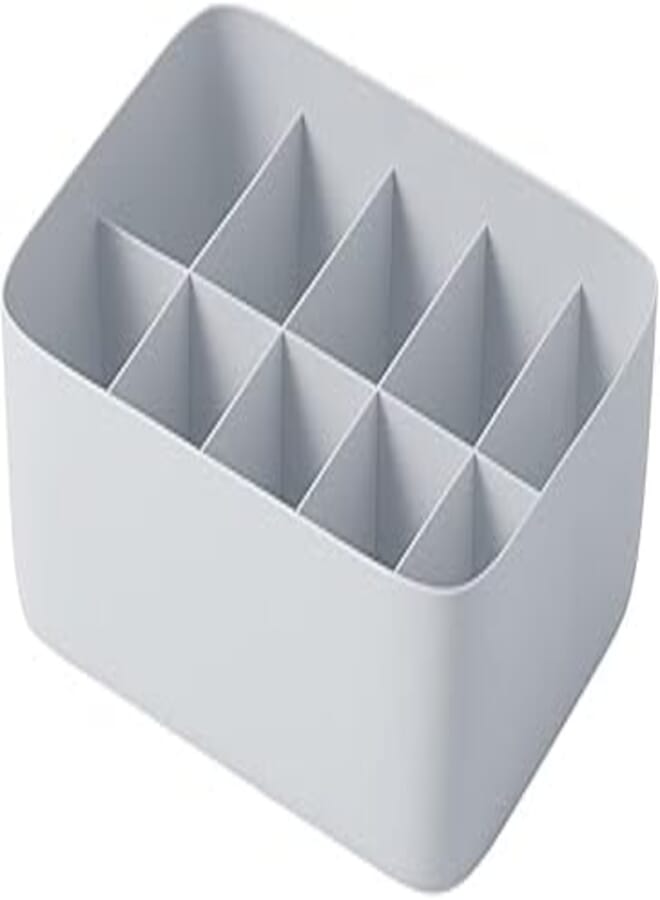 FASHION MANIA Box Stackable Ties Plastic Drawers Lingerie Clo -compartment Baskets Container Organizer Underwear Grey Socksgrey Clothes Panties Bra Cells Bins Grids Dresser Nursery for Socks