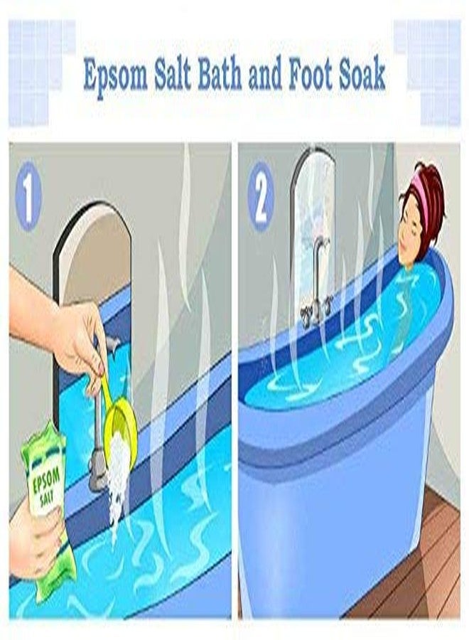 Online Quality Store Epsom Bath Salt (Magnesium Sulfate), 900g - Image 4