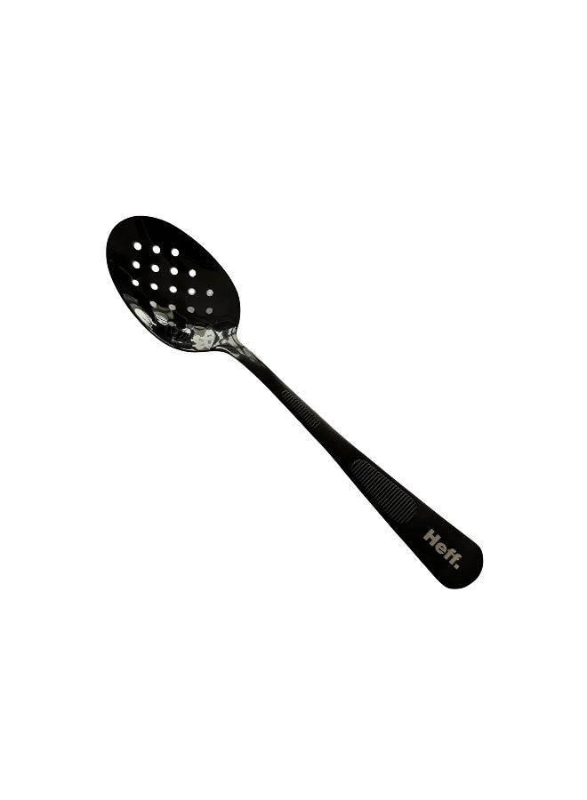 Heff Dot Slotted Spoon (Jet Black) - Image 2