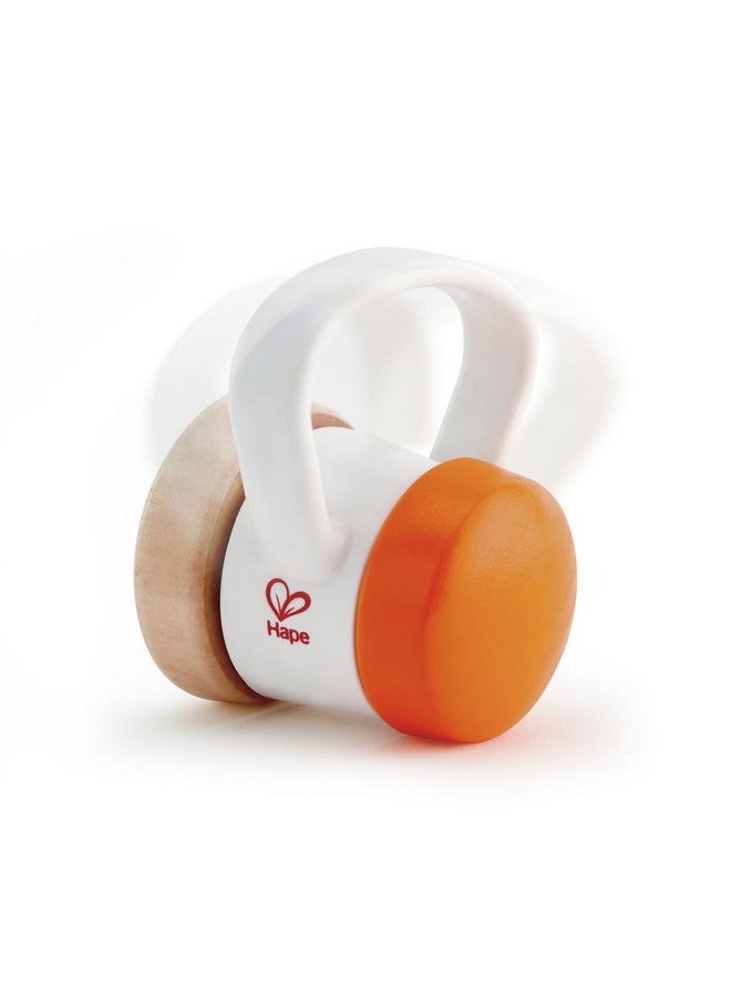 Hape Rattle & Teether Collection | 3-Piece Rattle & Teething Set for Babies, Soft Colors