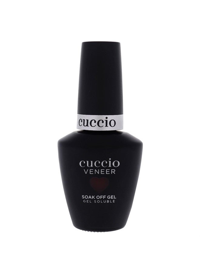 Cuccio Colour Veneer Nail Polish - Triple Pigmentation Technology - Polish Free Soak Off Gel - Weave Me Alone! - RED - 0.44 Oz, I0098969 - Image 1