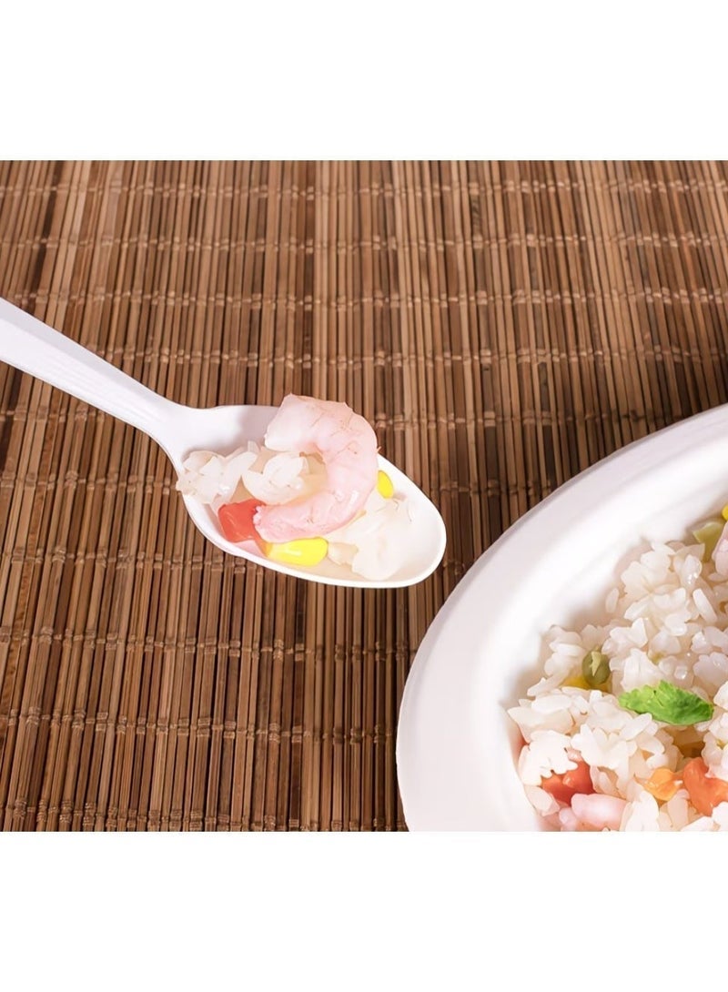 QUALITY Disposable Plastic Spoons – Pack of 50 - Image 4
