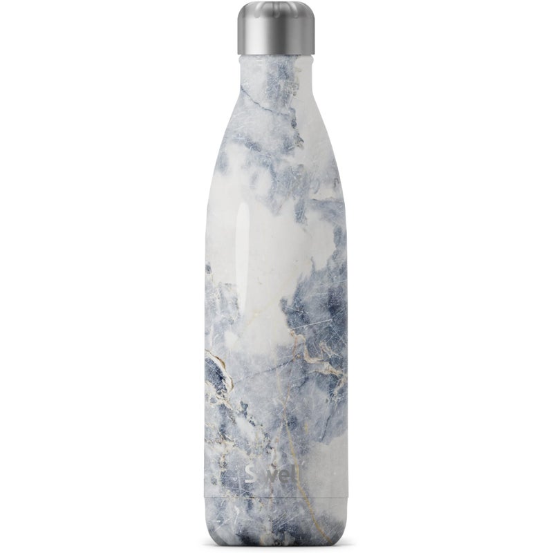 S'well Swell Stainless Steel Water Bottle 25oz Blue Granite Triple Layered Vacuum Insulated Containers Keeps Drinks Cold for 48 Hours and Hot for 24 BPA Free Perfect for On the Go 