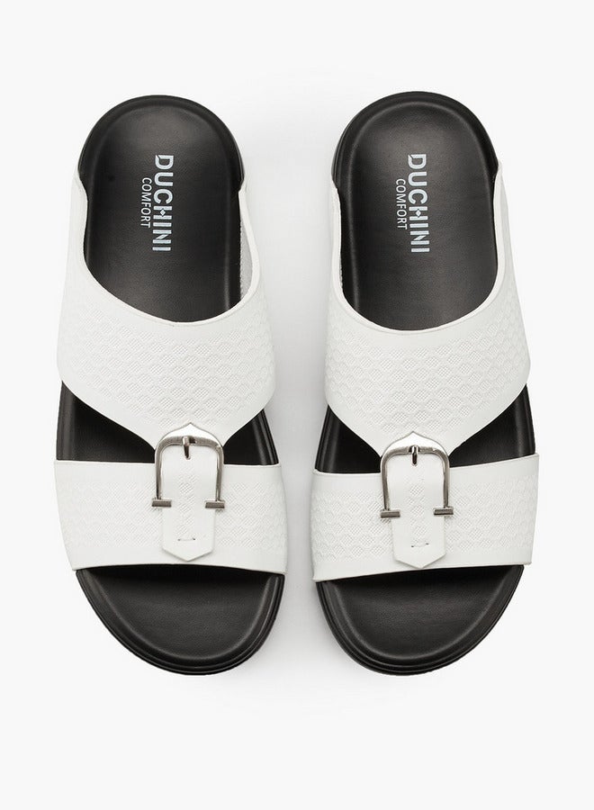 دوتشيني صنادل رجالية سهلة الارتداء بزخرفة إبزيم - Image 2