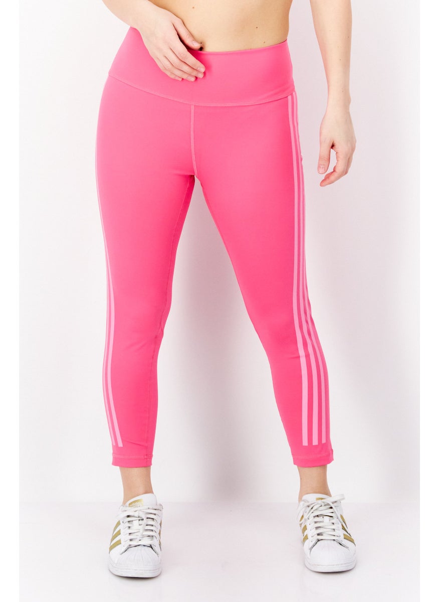 Adidas Women Tight Fit Training Leggings, Pink  - Image 1