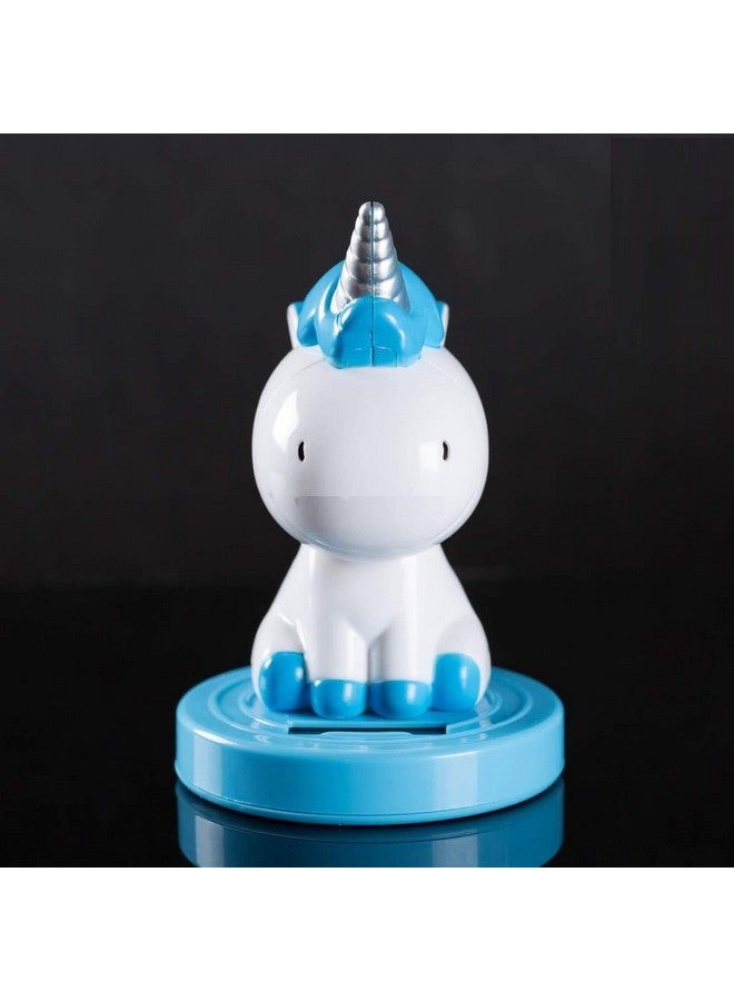 Trunkin Trunkin Unicorn Blue Solar Bobblehead  - Image 5