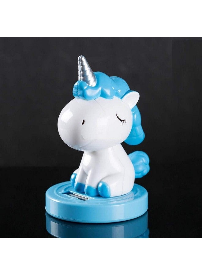 Trunkin Trunkin Unicorn Blue Solar Bobblehead  - Image 2