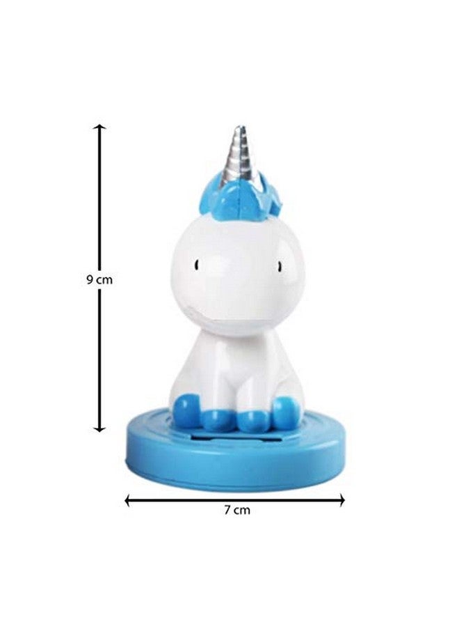 Trunkin Trunkin Unicorn Blue Solar Bobblehead  - Image 4