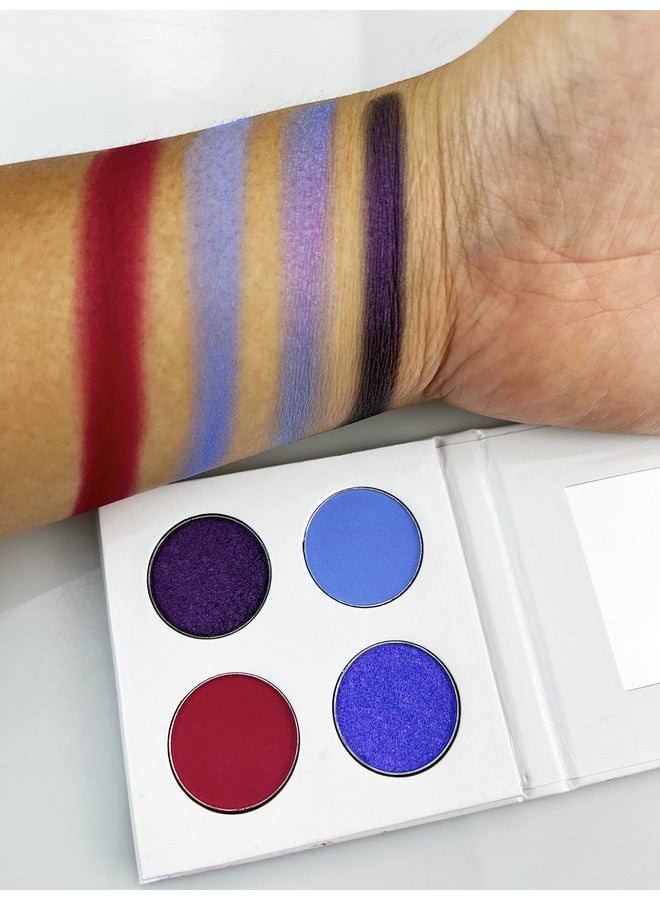 SZDYM 4 Colors Pigmented Eyeshadow Palettecosmetic Duochrome Matte Eyeshadowcreamy Texture Blendable Natural Colors Long Lasting Make Up (Make Up 6) - Image 4