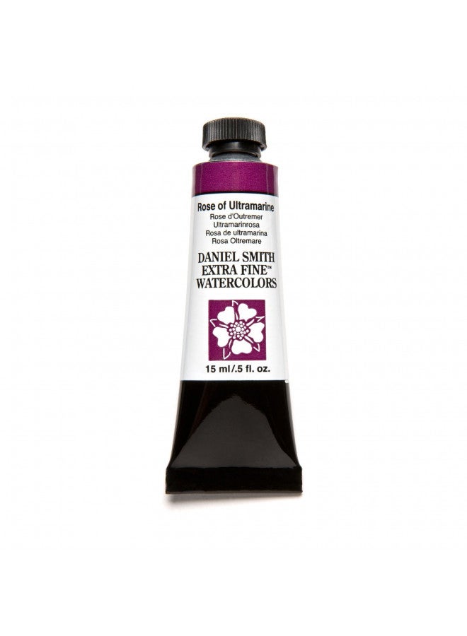 DANIEL SMITH 284600101 Extra Fine Watercolor 15ml Paint Tube, Rose of Ultramarine - Image 4
