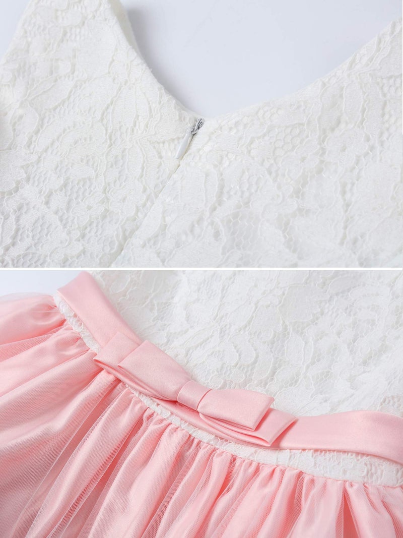 LZH Baby Easter Dress for Baby Girls Easter Dresses Toddler Girls Easter Dress, Baby White Dress Flower Dress - Image 5