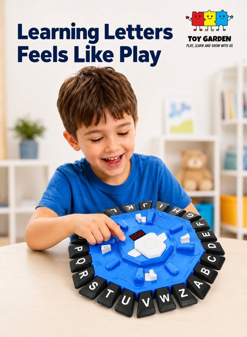 TOY GARDEN Electronic Word Game - 220 Topics, 26 Letter Keys, 10-Second Timer, 2 Game Modes - Perfect Family Party Game - Image 1