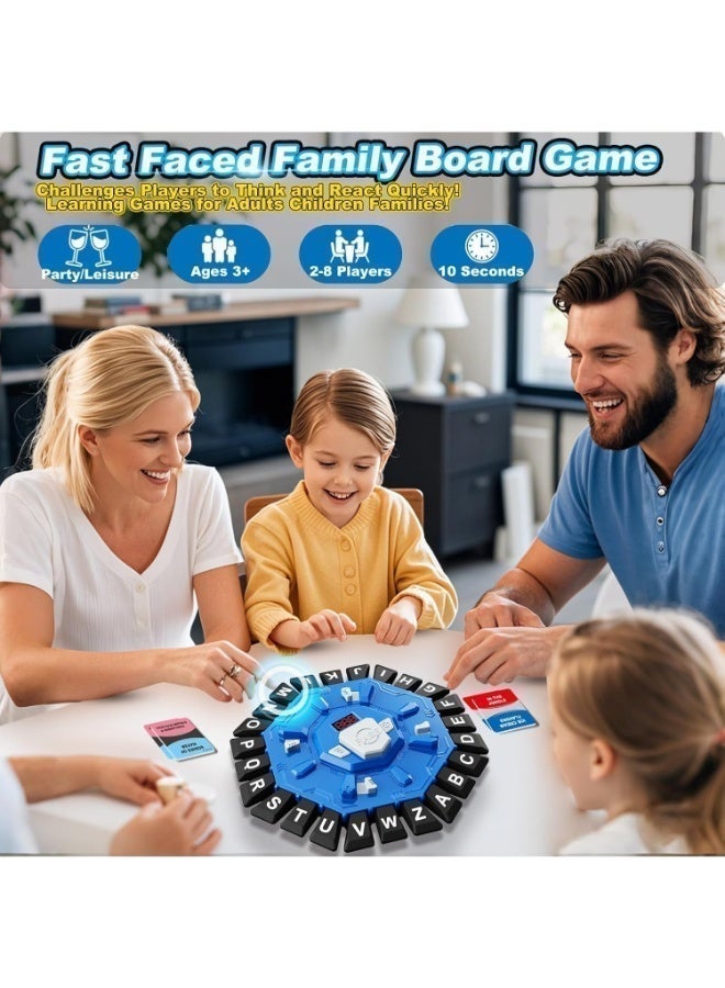 TOY GARDEN Electronic Word Game - 220 Topics, 26 Letter Keys, 10-Second Timer, 2 Game Modes - Perfect Family Party Game - Image 3