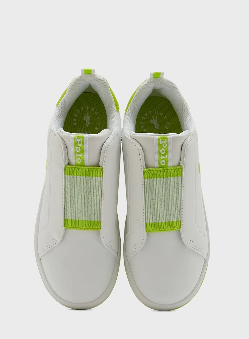 POLO RALPH LAUREN Youth Heritage Court II Slip On Sneakers