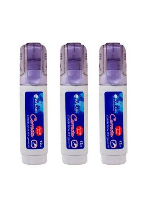 3-Piece Correction Pen 12ml Content