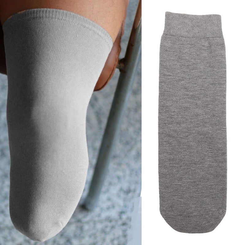 woobles 5Pcs Stump Socks, Stump Shrinker Limb Compression Amputee Care Breathable Thicken Cotton Elastic Sweat Absorption Amputation Shrinker Prosthetic Socks for Amputees Stump Protection(XL)-XL - Image 3