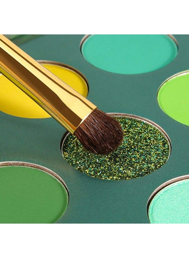 docolor Eyeshadow Palette 9 Colors Gemstone Shadow Palette Highly Pigmented Mattes Shimmers Naked Smokey Glitter Cream Colorful Powder Blendable Long Lasting Waterproof Makeup PaletteGreen - Image 5