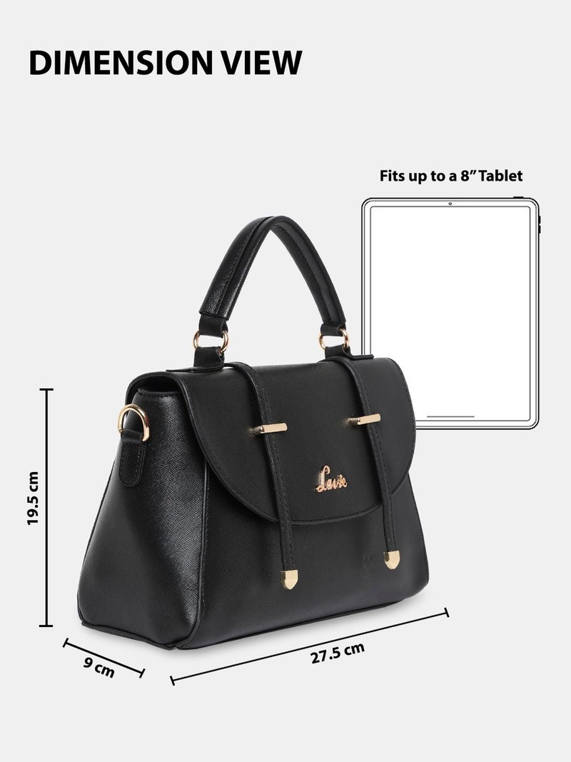 Lavie Women's Beech Flap Satchel Bag | Satchel Handbag for Work | Ladies Purse | Stylish Shoulder Bag | Gift for Women - Image 5