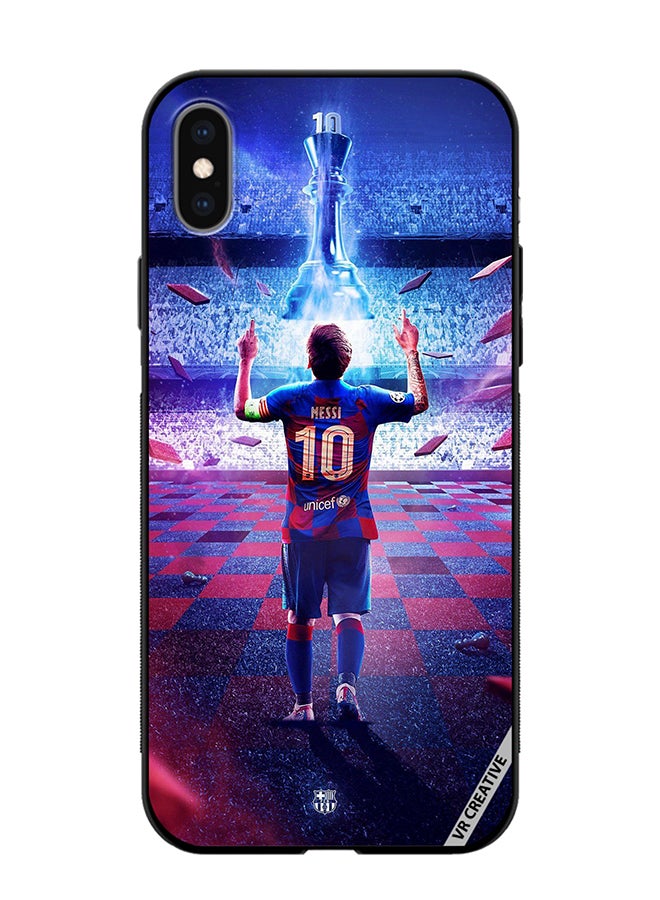 VR CREATIVE Protective Case Cover For Apple iPhone XS Max Messi Design Multicolour - Image 1