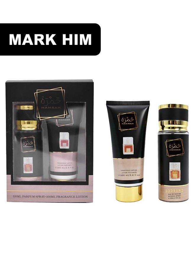 MARK HIM 2PCS Fragrance Gift Set, Long-Lasting Perfume & Lotion Kit, Luxury Eau de Parfum Gift Set for Men & Women, Perfect for Holidays & Special Occasions - Image 1
