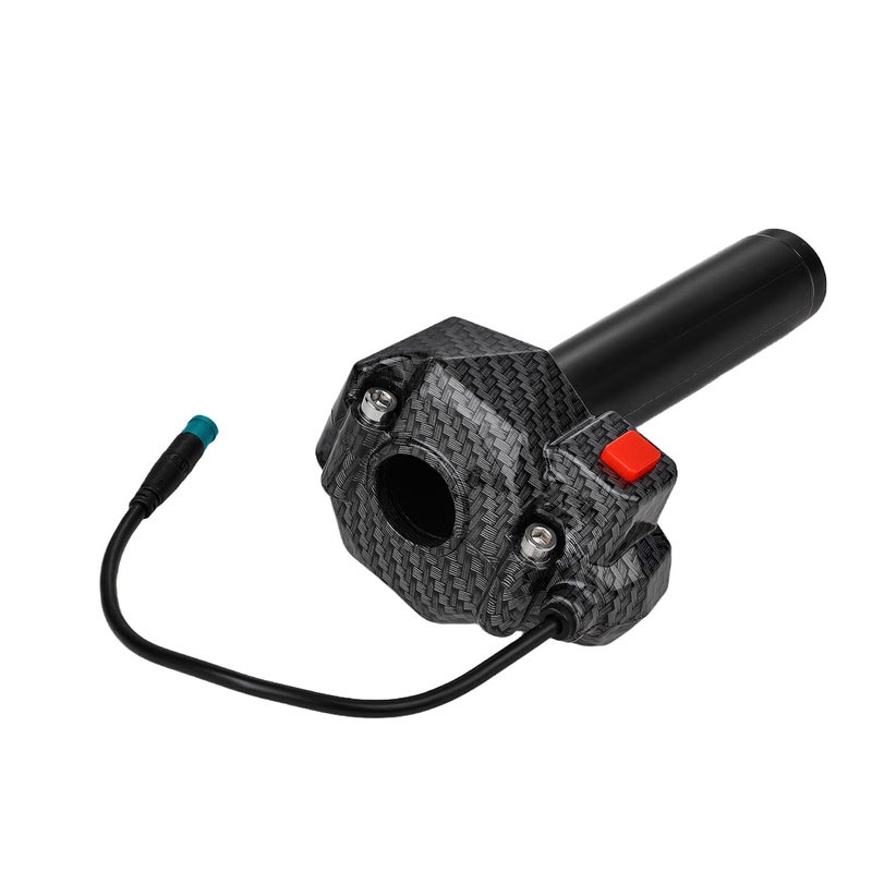 CHANGCHENG 5-Pin Throttle Twist Grip, 5-Wire Cable for Talaria Sting MX3 MX4 MX5 Electric Dirt Bike, Carbon Fiber Pattern Nylon Handle - Image 1