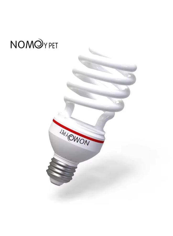 NomoyPet مصباح الزواحف NOMOYPET ND-38 UVB 15.0 – (13 واط / 26 واط) – مصباح عالي الإخراج للأشعة فوق البنفسجية UVB ومكمل للكالسيوم للزواحف والبرمائيات - Image 4