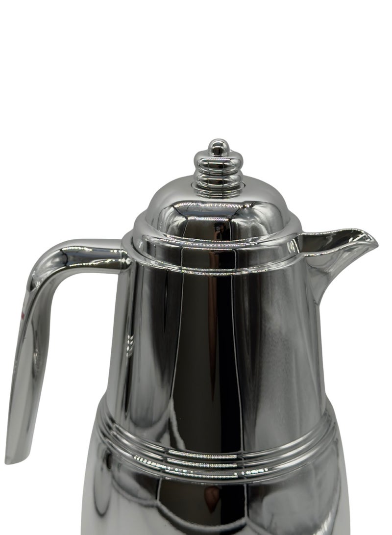 AL-GANNAS 2 Peice Thermos Set for Tea & Coffee | 1L & 0.7L | High-Quality with 2-Year Heat Retention Warranty | Elegant New Design - Image 3