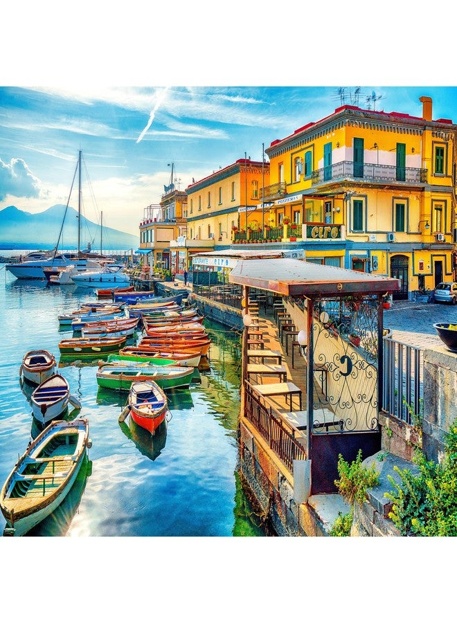 Rose Art - Kodak Premium - Harbor of Naples Italy - 1000 Piece Jigsaw Puzzle for Adults - Image 1
