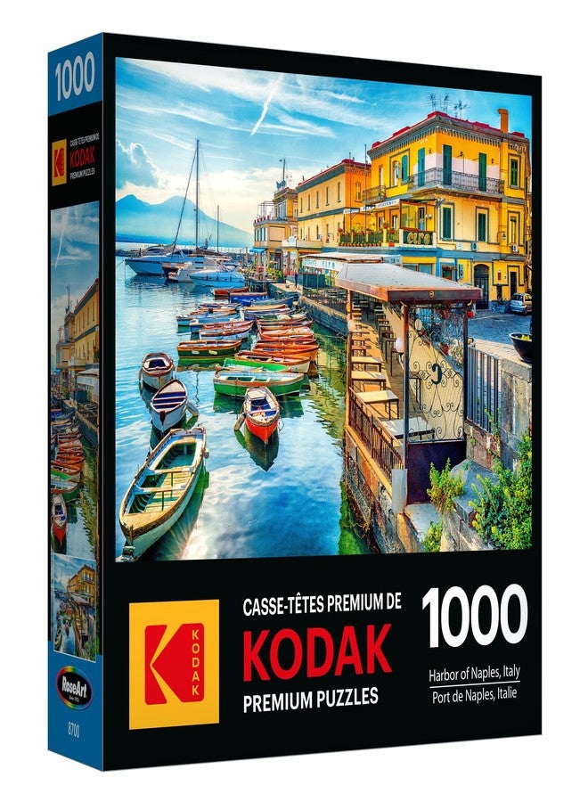 Rose Art - Kodak Premium - Harbor of Naples Italy - 1000 Piece Jigsaw Puzzle for Adults - Image 2