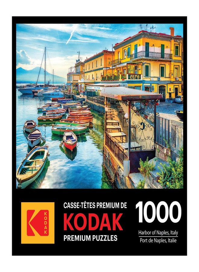 Rose Art - Kodak Premium - Harbor of Naples Italy - 1000 Piece Jigsaw Puzzle for Adults - Image 4