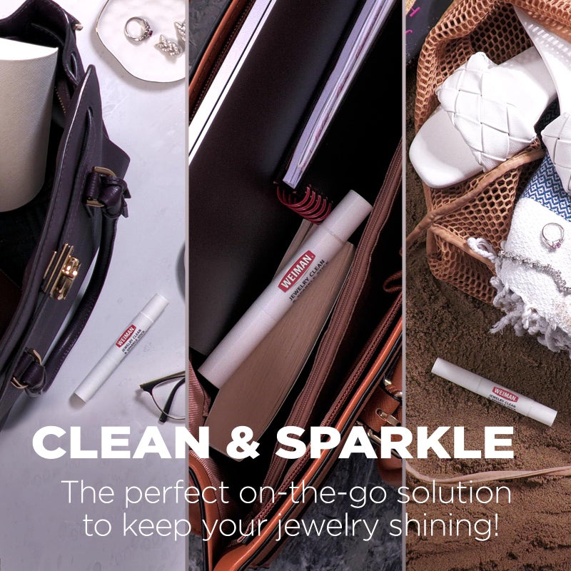 Weiman Jewelry Cleaner & Sparkle Stick - Portable, On-The-Go Cleaning for Diamond Engagement Rings, Wedding Rings, Gemstones, Necklaces, Earrings, Bracelets - Image 5
