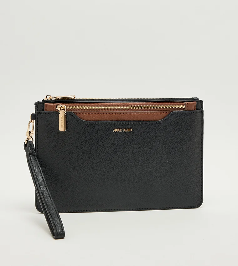 آن كلاين Anne Klein 2-piece Logo Detail Wallet Set