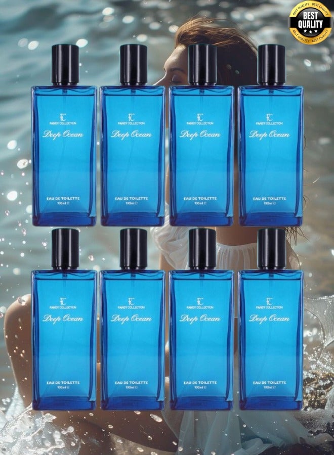 فانسي كوليكشون 8 قطع عطر ديب اوشين 100 مل - Image 1