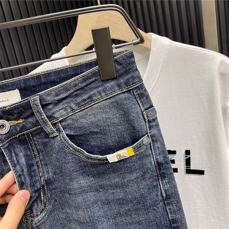 Unisex Casual Daily Denim Jeans - Image 3