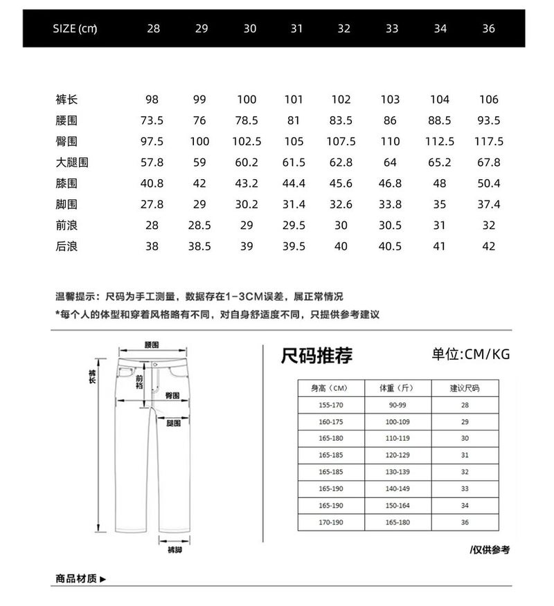 Unisex Casual Daily Denim Jeans - Image 5