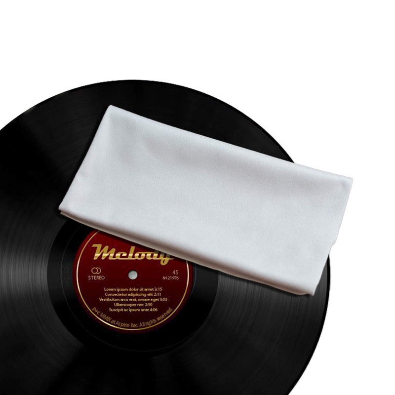 Lucausd Lucausd Record Cleaning Cloth 15x15 Big Size 5 Pack AntiStatic Microfiber Lint Free Cleaner for LP Vinyl Record GlassesTV Screen Laptop 