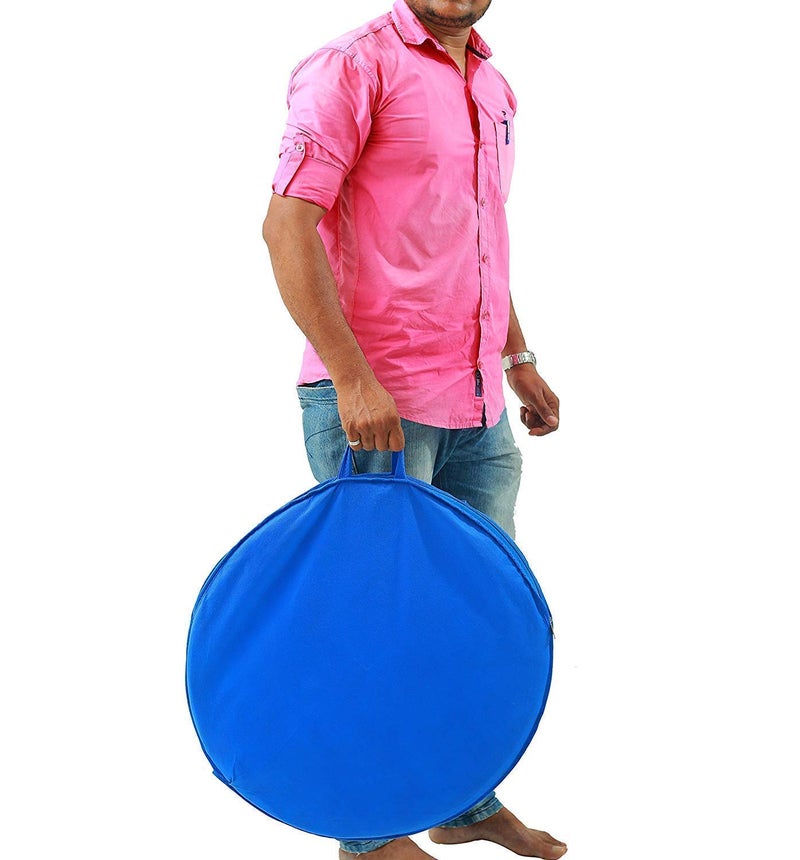 BACKBONE Mosquito Net - Foldable, King Size Double Bed with Saviours - (Blue) - Image 2