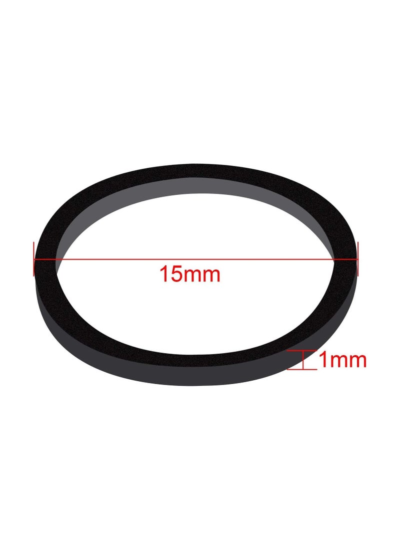 ECVV Pack of 1000 Mini Rubber Bands Soft Elastic Bands for Kids Hair, Braids Hair, Wedding Hairstyle and More (Black)  - Image 2